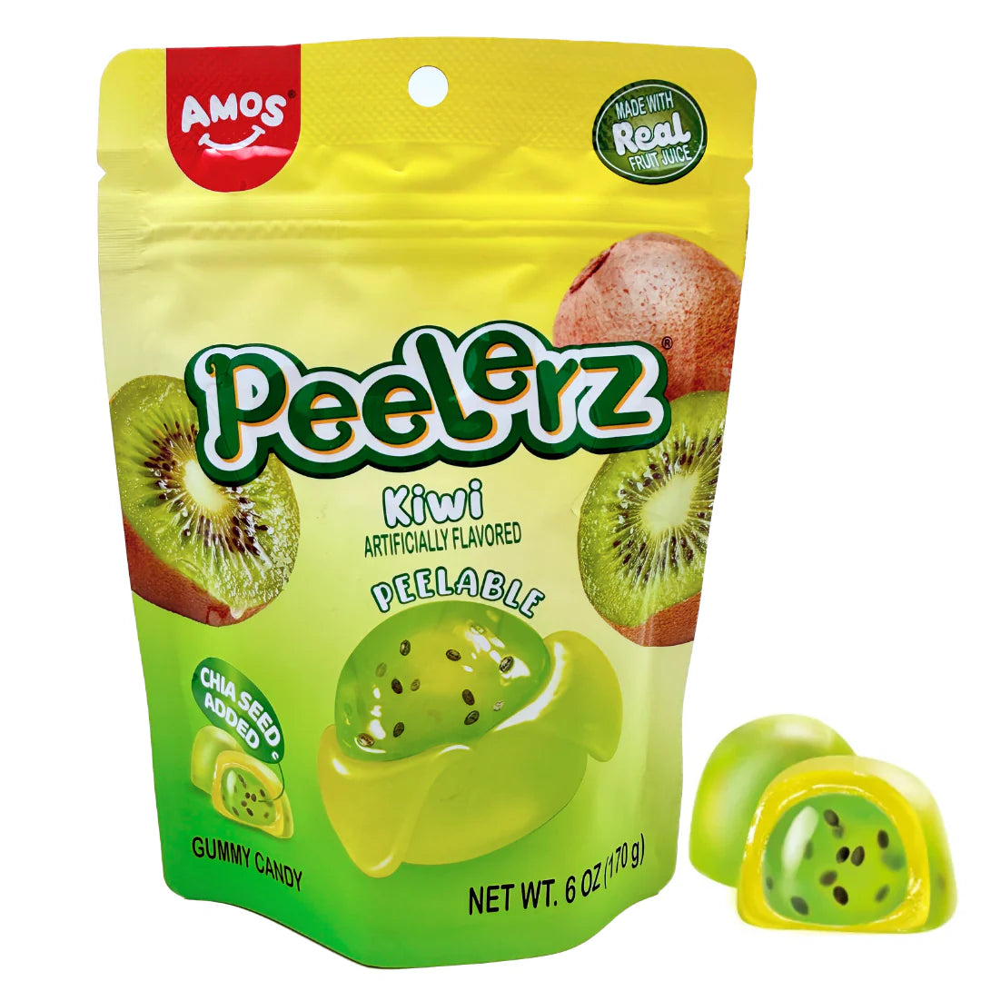 【新品未開封】SqueezersV1、 PeelersV3、EXOTICV2 Amos Peelerz Gummy Kiwi 6oz – Jack's Candy
