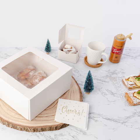 Cake Box 10" 20ct White | Bag