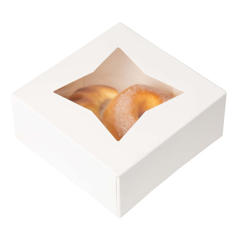 Bakery Box 6" 25ct White | Bag