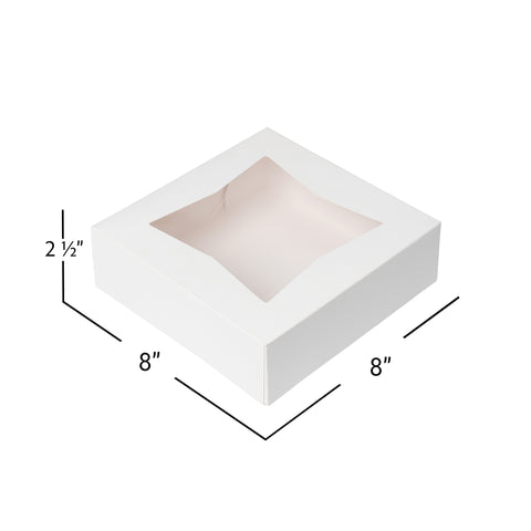 Bakery Box 8" 25ct White | Bag