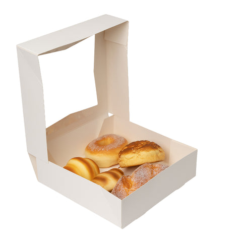 Bakery Box 9" 25ct White | Bag