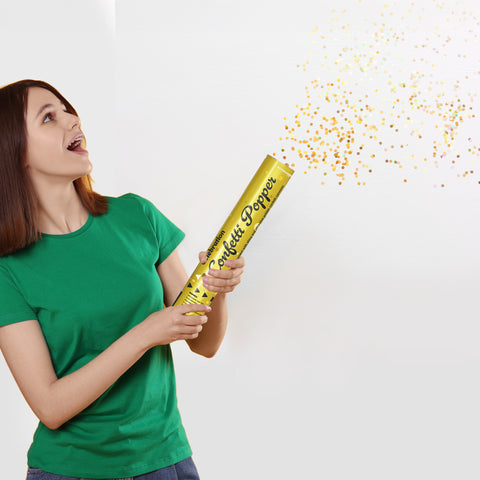 Confetti Canon Popper Gold | 1ct Tube