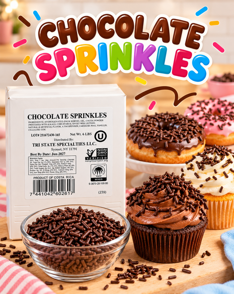 Chocolate Sprinkles 6lb