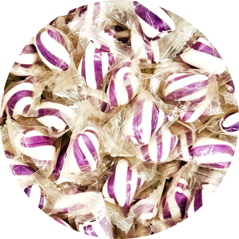 Atkinson Light Purple/White Grape Mints 25Lbs