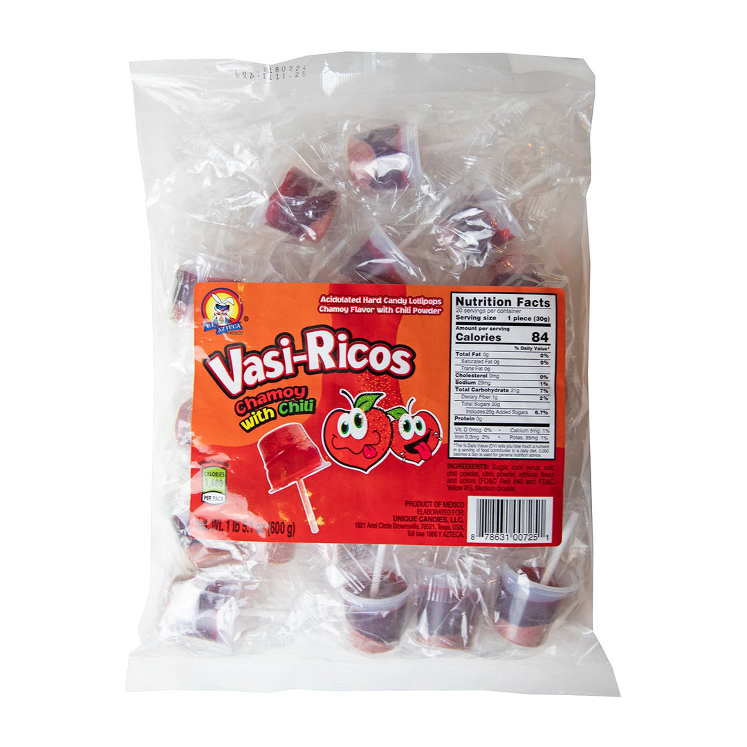 Q Rico Candy Azteca Vasi-Rico Chamoy | 12ct, Bag – Jack's Candy