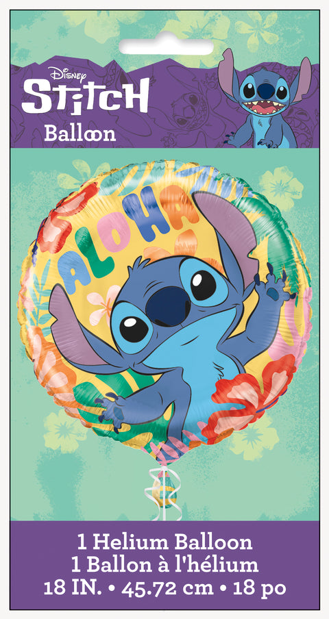 Foil Balloon 18" - Lilo & Stitch