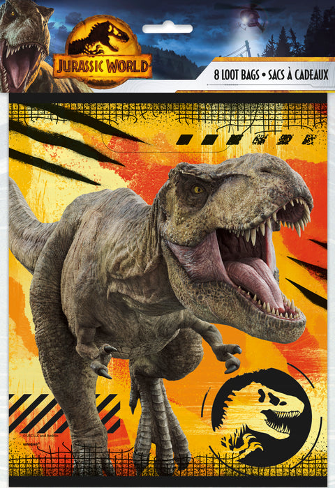 Loot Bag 8ct - Jurassic World 3