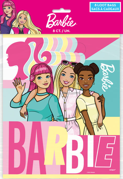 Loot Bag 8ct - Barbie