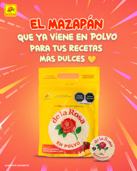 De La Rosa Mazapan En Polvo 908G