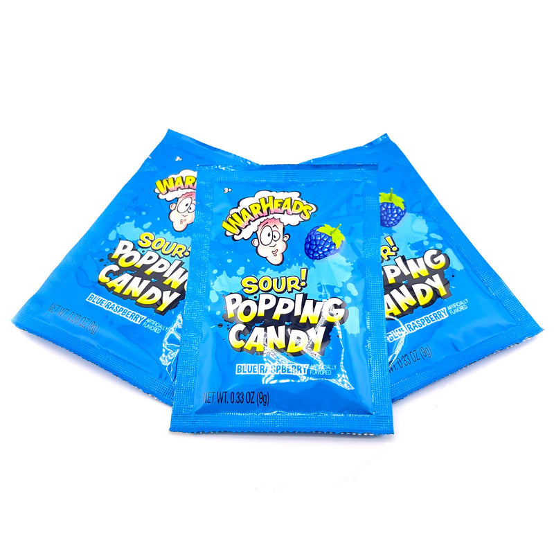 Hilco Warheads Sour Blue Raspb 20Ct Poppin Candy