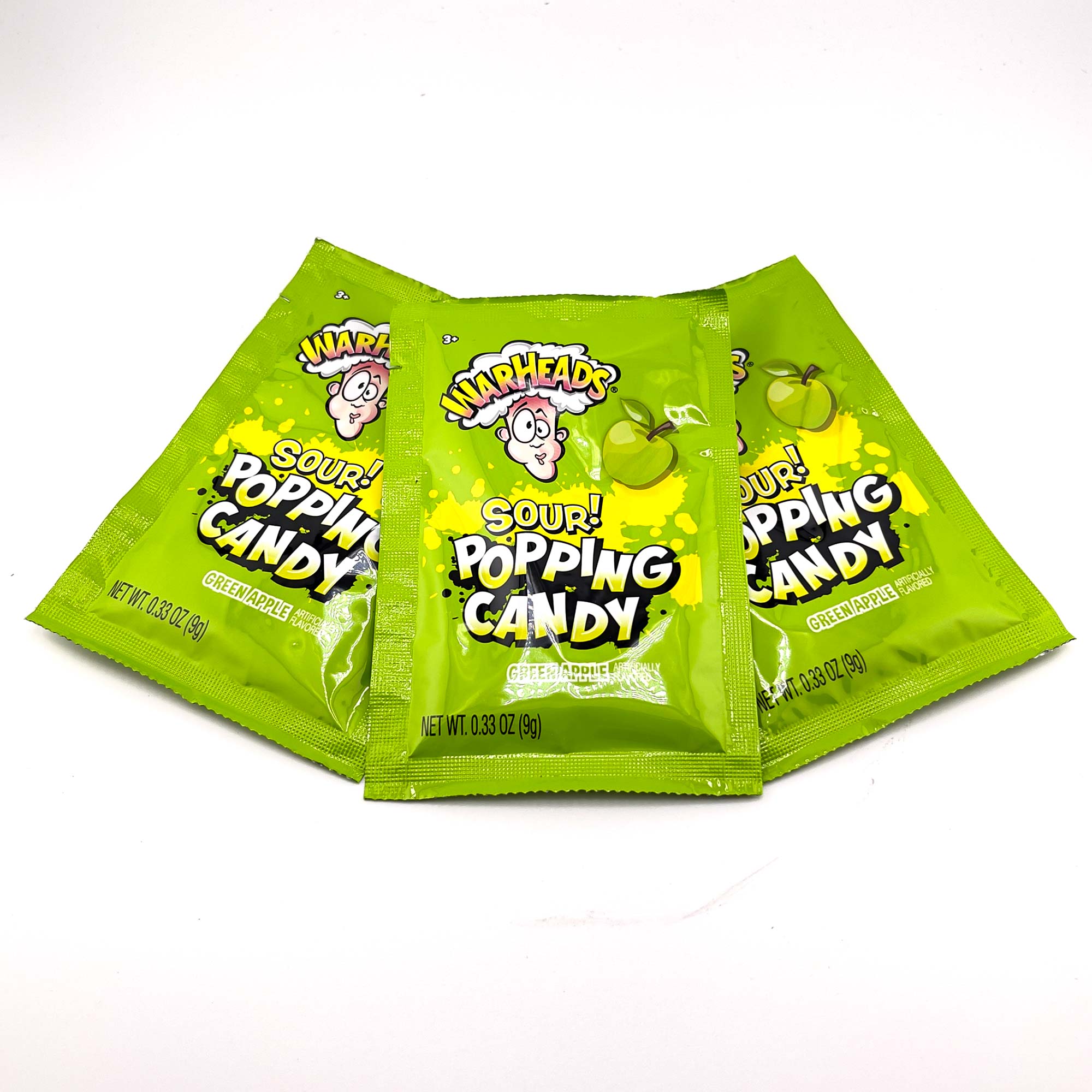 Hilco Warheads Sr Green Apple 20Ct Poppin Candy