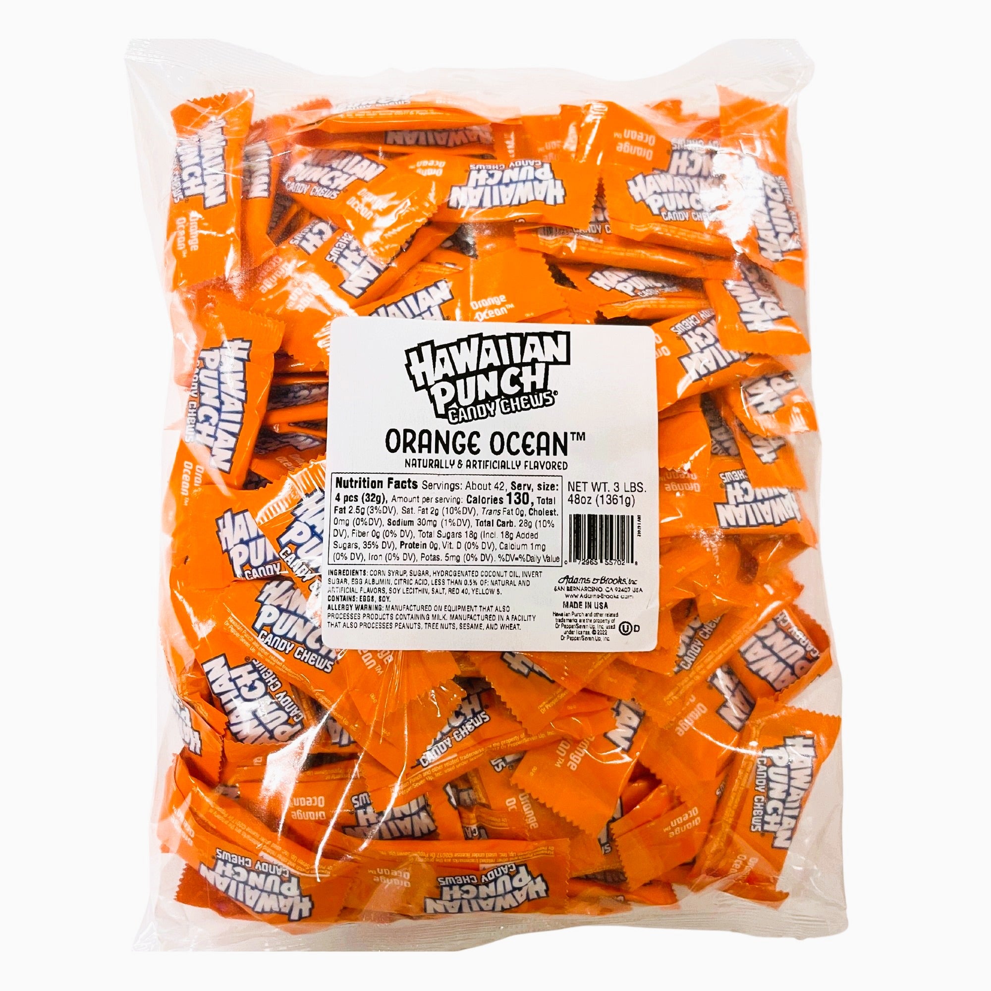 Hawaiian Punch Candy Chews Orange | 3lb, Bag – Jack's Candy