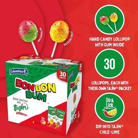 Colombina BonBonBum Tajin 30ct