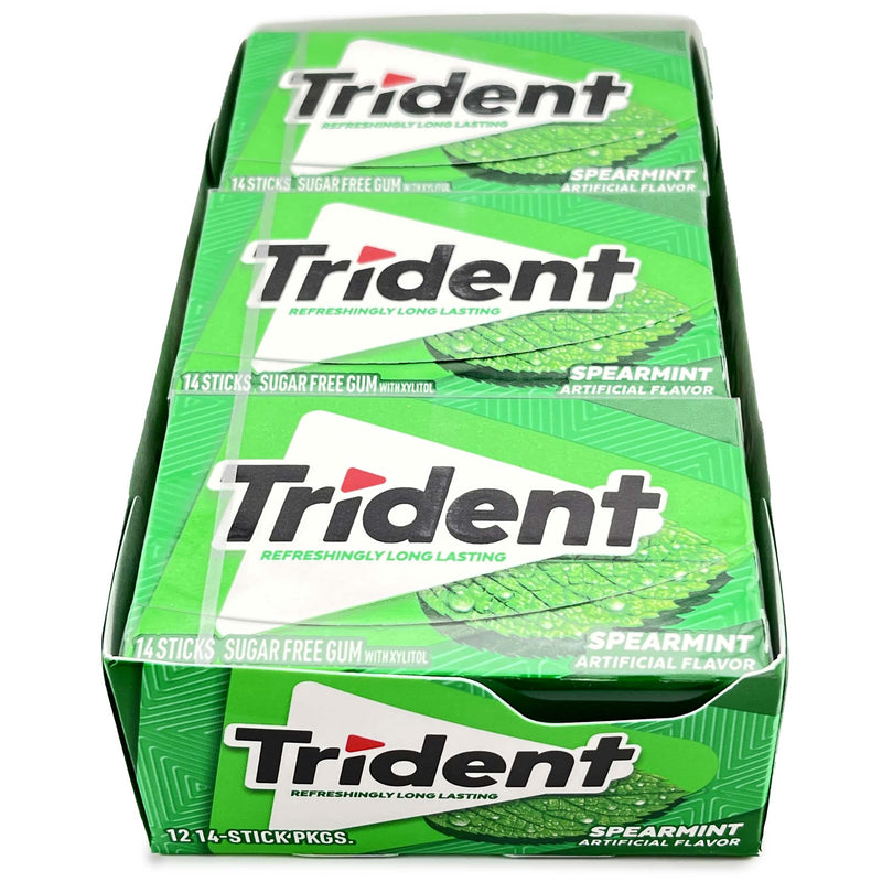 Mondelez Trident Val-Pack Spearmint 12Ct
