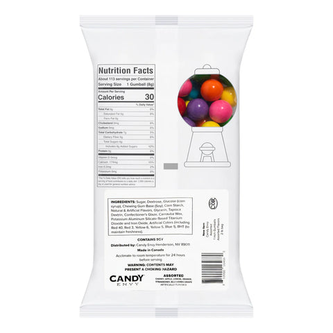 Candy Envy  1" Gumball Assorted  2LB