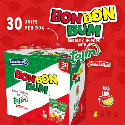 Colombina BonBonBum Tajin 30ct
