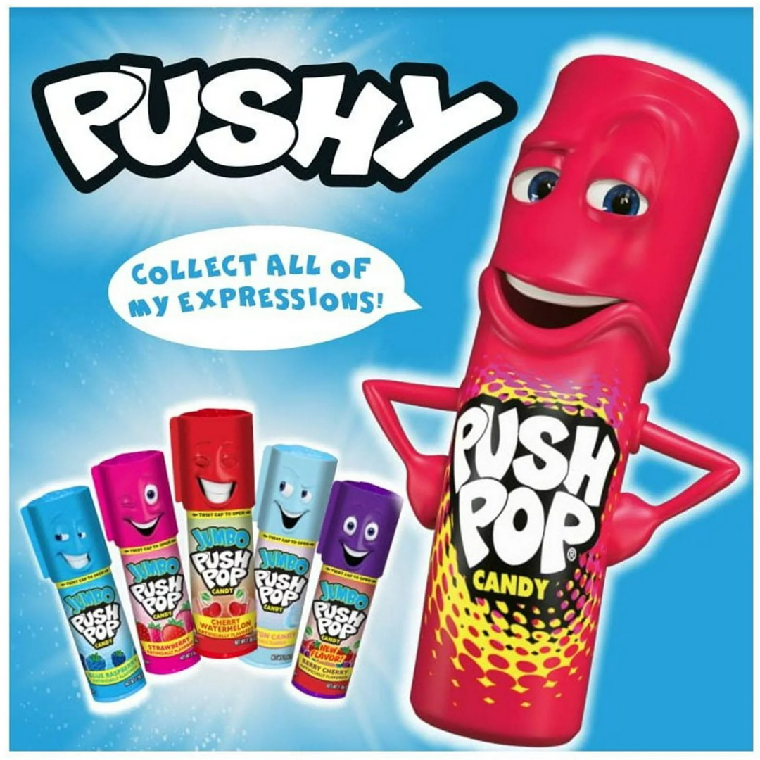 Bazooka Push Pop Jumbo | 18ct, Box – Jack's Candy