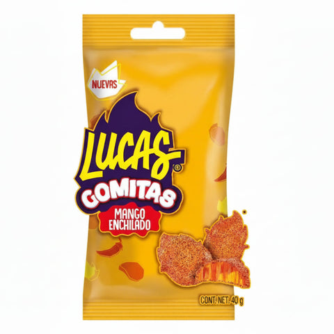 Lucas Gummies Spicy Mango 40g | 6ct, Box