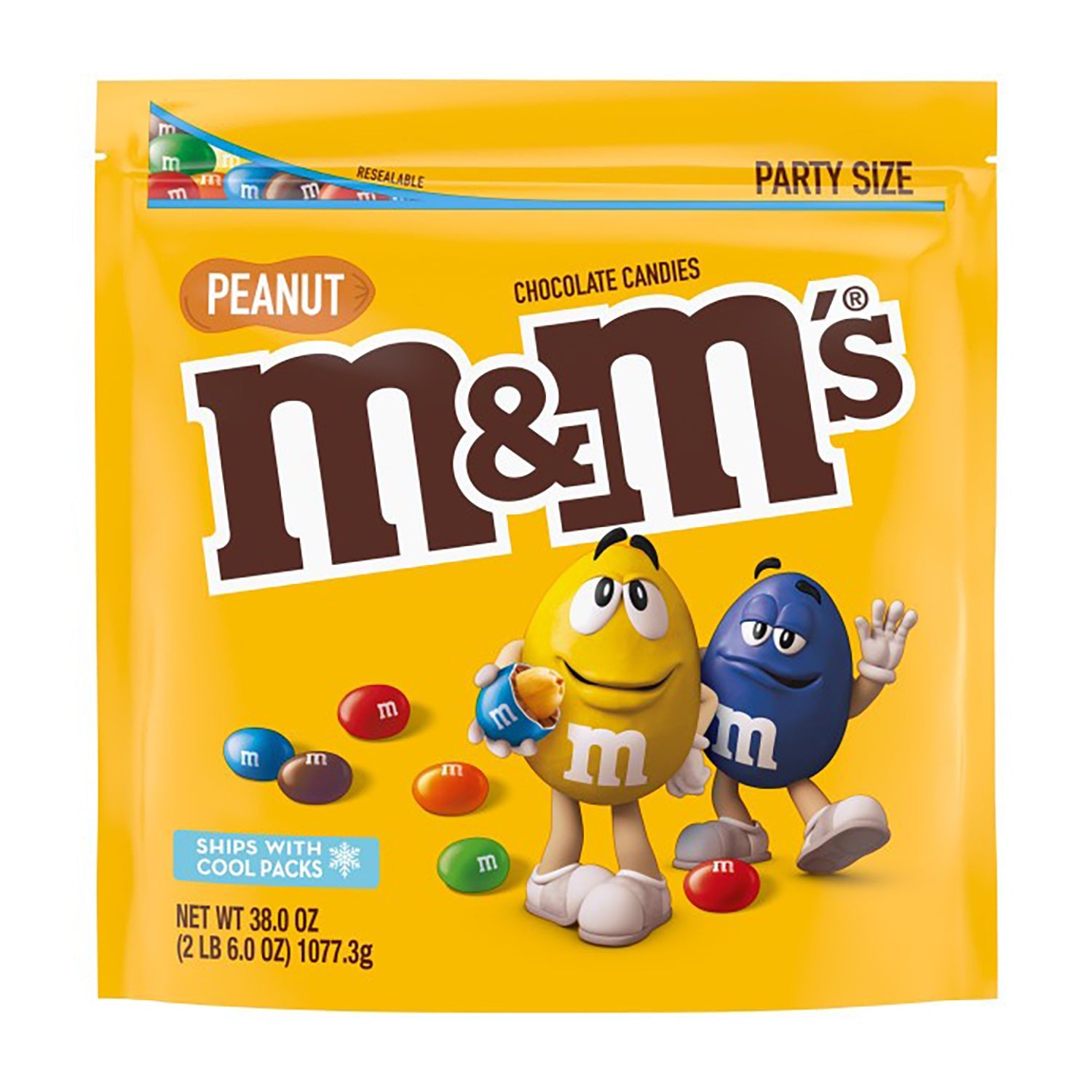 M&M's Peanut Stand Up Bag | 38oz, Bag – Jack's Candy