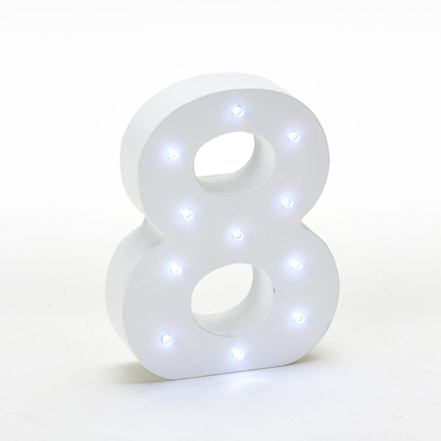 Marquee LED Number 8 | Each – Jack's Candy