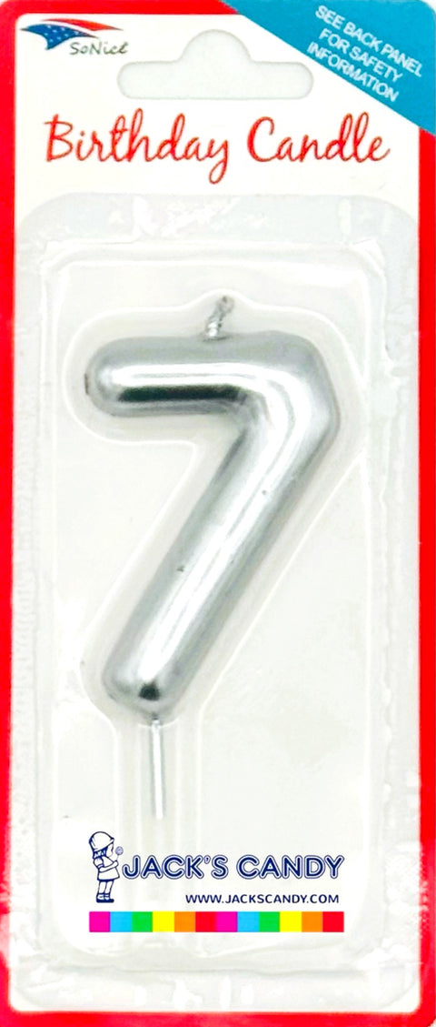 Candle #7 Silver