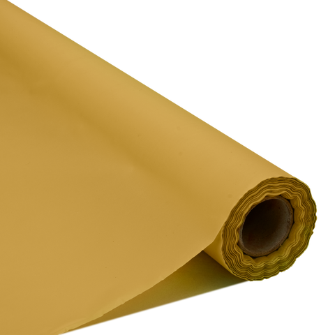 Table Cover Plastic Roll 40 x 100 Gold