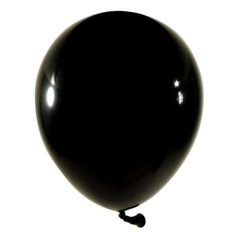 Balloons Latex (12") Black | 12ct, Bag