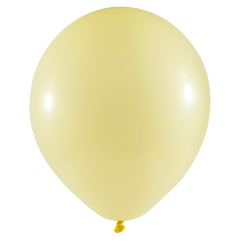 Macaron Latex Balloon 10 inch 100ct-Yellow