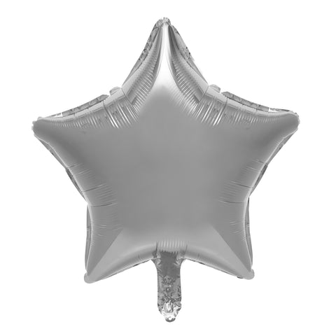 Star Mylar Balloon 18 inch-Silver
