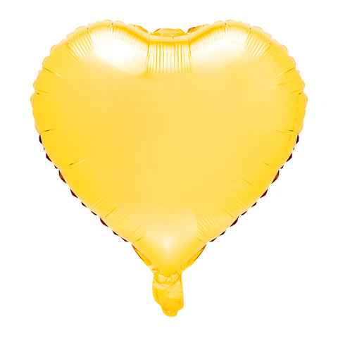 Heart Mylar Balloon 18 inch-Gold