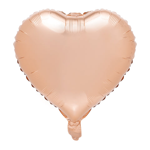 Heart Mylar Balloon 18 inch-Rose Gold