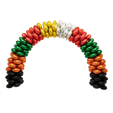 Quad Mylar 16" Balloon 5ct Black | Bag