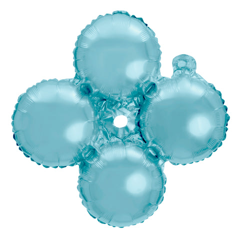 Quad Mylar 16" Balloon 5ct Blue | Bag