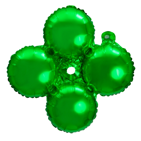 Quad Mylar 16" Balloon 5ct Green | Bag