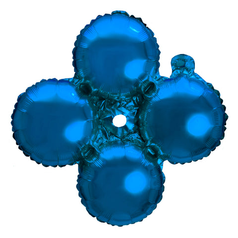 Quad Mylar 16" Balloon 5ct Royal Blue | Bag