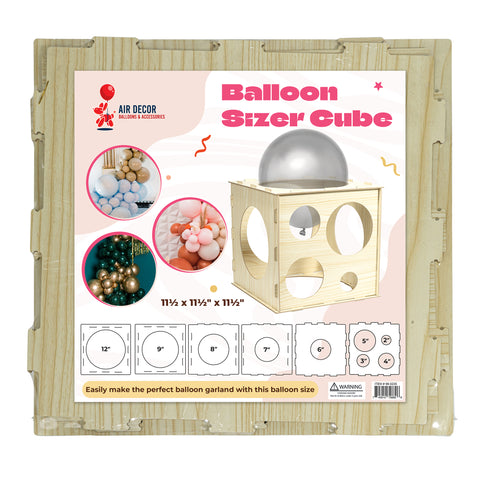 Balloon Sizer Cube 1ct | Bag