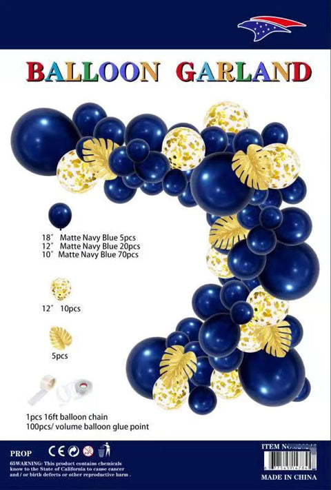 Balloon Garland Royal Blue | Bag