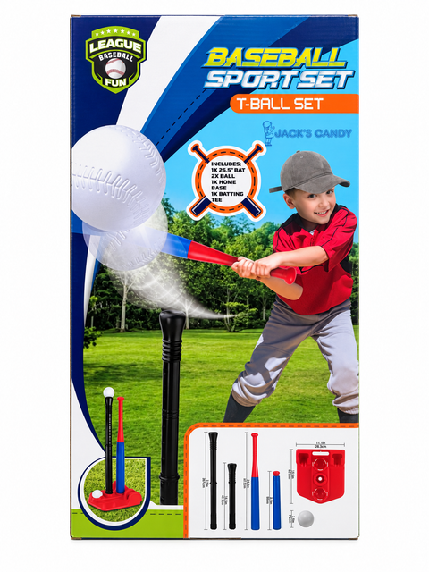 Baseball Sport Set T-Ball Set 1ct