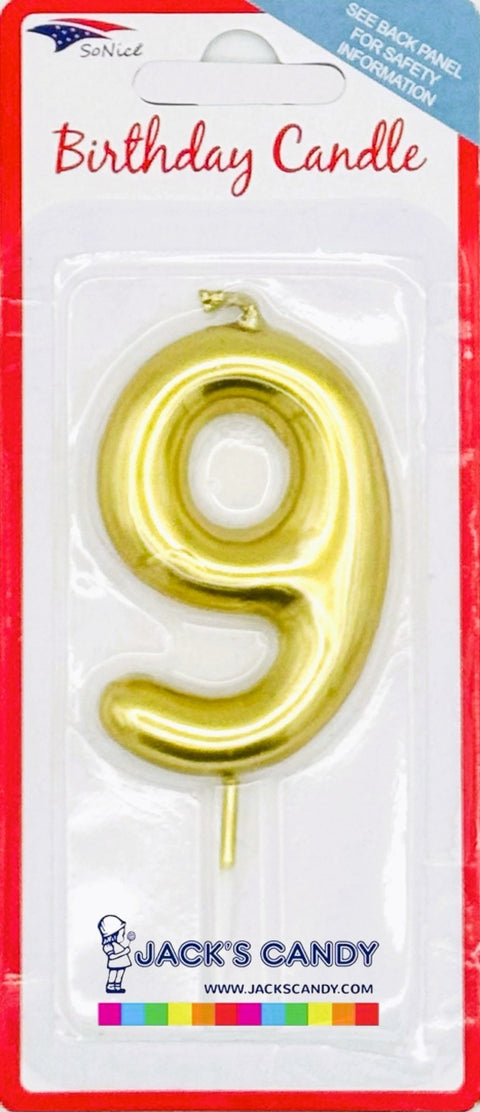 Candle #9 Gold