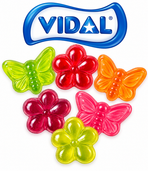 Vidal Gummi Flower & Butterflies 2.2lb