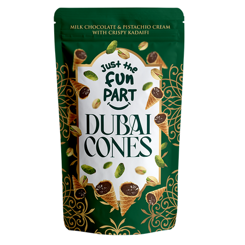 Waffle Mini Cone Filled With Dubai Chocolate 4.23oz