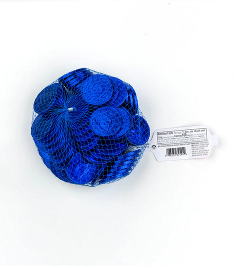 Fort Knox  Chocolate Coins (1.5") Dark Blue | 1lb, Bag