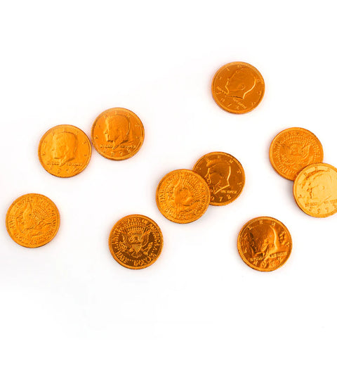 Fort Knox  Chocolate Coins (1.5") Orange | 1lb, Bag