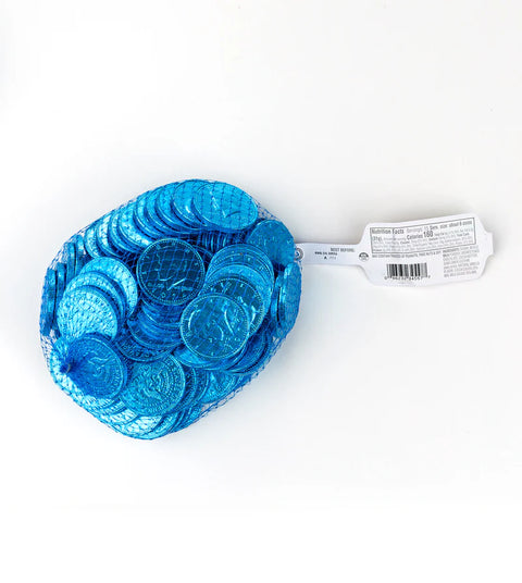 Fort Knox  Chocolate Coins (1.5") Carribian Blue | 1lb, Bag