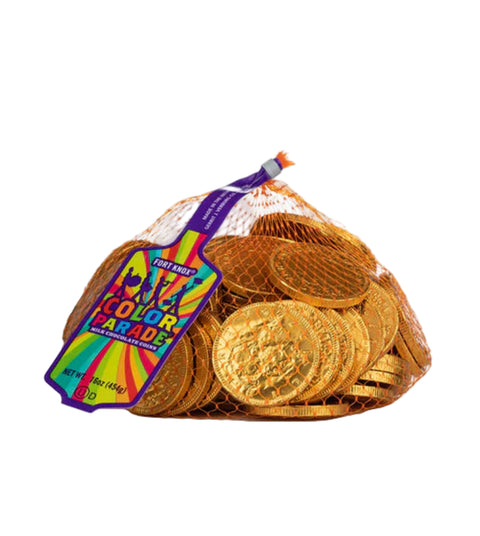Fort Knox  Chocolate Coins (1.5") Gold | 1lb, Bag