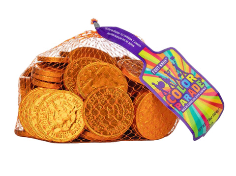 Fort Knox  Chocolate Coins (1.5") Orange | 1lb, Bag