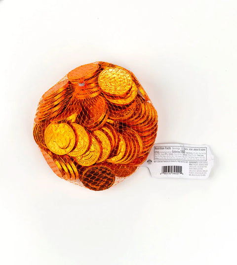Fort Knox  Chocolate Coins (1.5") Orange | 1lb, Bag