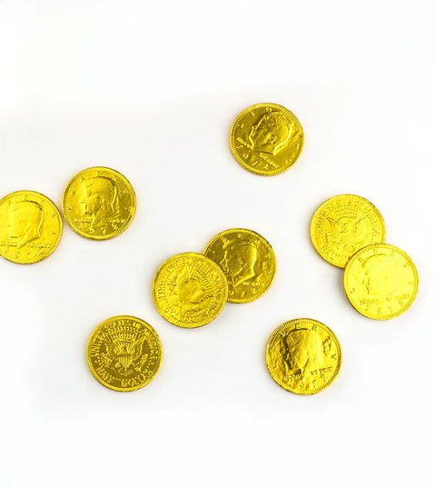 Fort Knox  Chocolate Coins (1.5") Yellow | 1lb, Bag