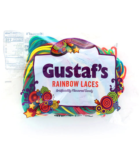 Gustaf's Rainbow Laces | 2lb, Bag