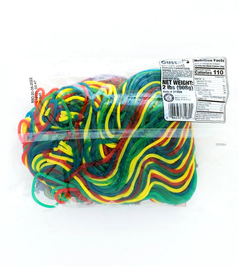 Gustaf's Rainbow Laces | 2lb, Bag